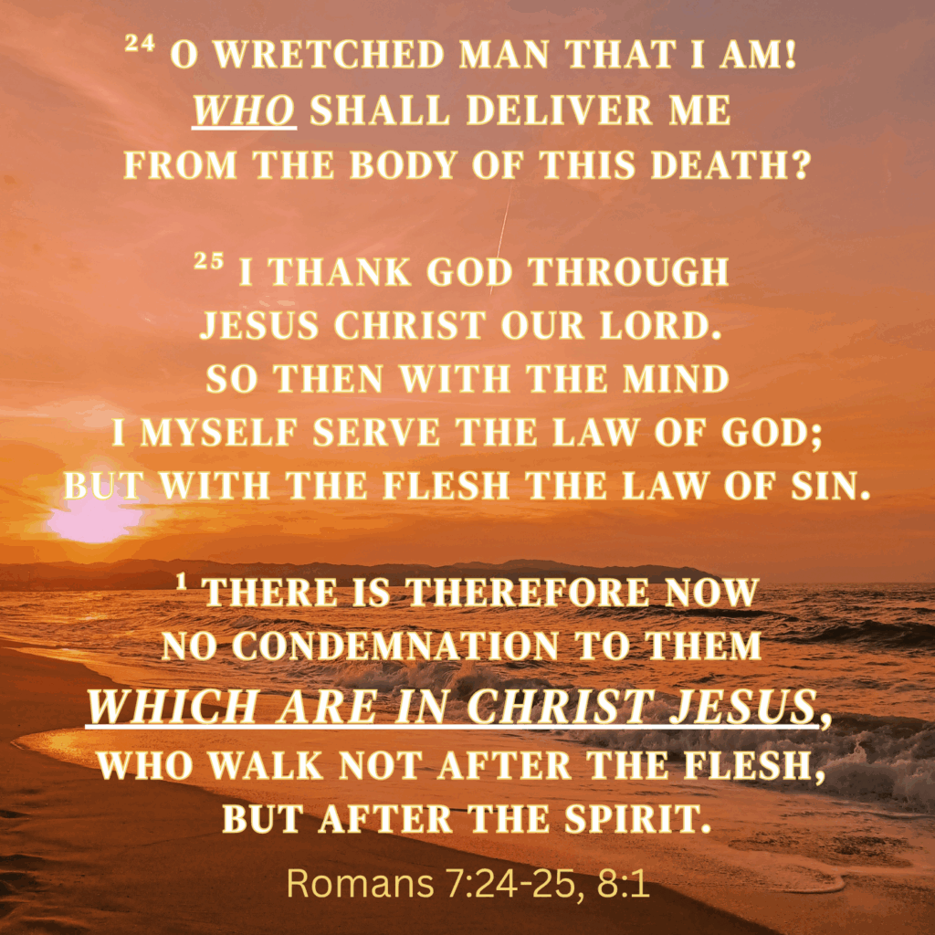 Roman 7:24-8:1